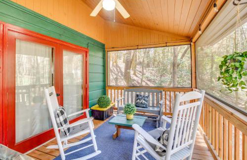 Secluded Cherry Log Cabin with Hot Tub and Swings! - Photo 29