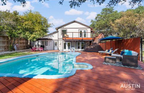 Pet Friendly 3BR 3BA Hill Country Home w Private Pool and Grill by Austin Vacay - Foto 20