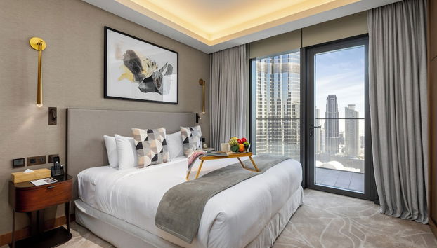 Maison Privee - Luxury Apt w/ Spectacular Burj Khalifa Views - Foto 4, Habitación