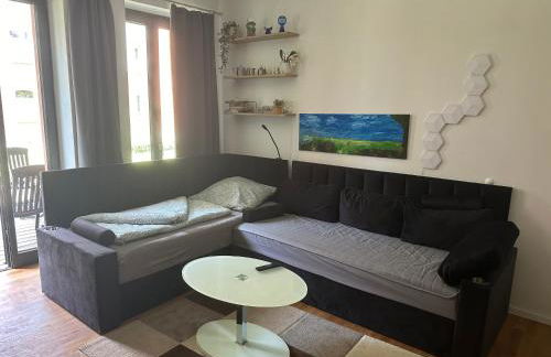 Trendige Stadtwohnung, historisches Haus mit Terrasse und Garten - Foto 4