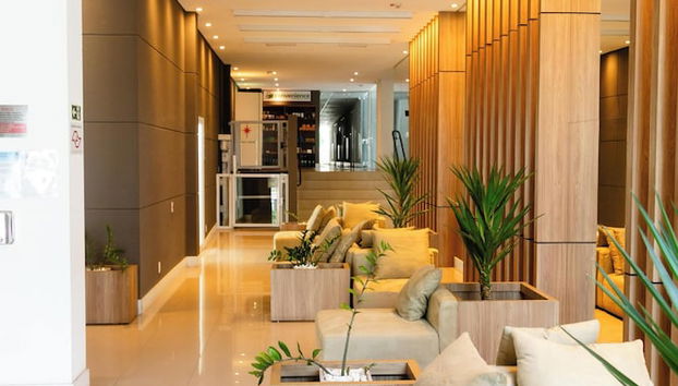 Sala de estar do lobby