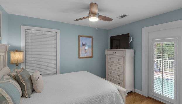 Classic Beach Home With Heated Private Pool - Sleeps 9 - Foto 5, Habitación