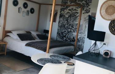 Bel Air Studios-Terrasse couverte-Jardinet-Vue Pont de Normandie-Parking privé - Foto 37