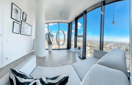 Apartament White Sky 20 Hanza Tower- Free parking - Foto 11