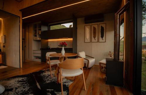 Cabana Tekoá - Teto de vidro e telão de cinema - Foto 16