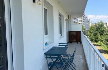 Appartement moderne 3 pièces climatisé avec balcon, plage à 2 min - Photo 14