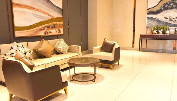 Zona de estar del vestíbulo