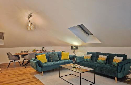 Design-Penthouse I 90qm I Europapark 20 min I Boxspring I Nespresso I Parkplatz - Foto 1