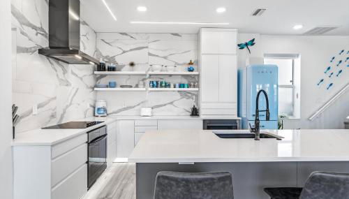 Chic & Cozy River District Townhouse - Foto 5, stove