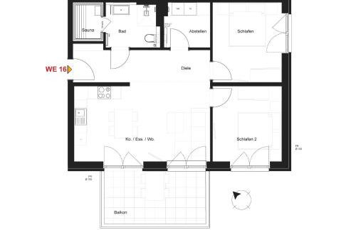 Nordseeglück 16 mit großem Balkon und Sauna - Foto 19
