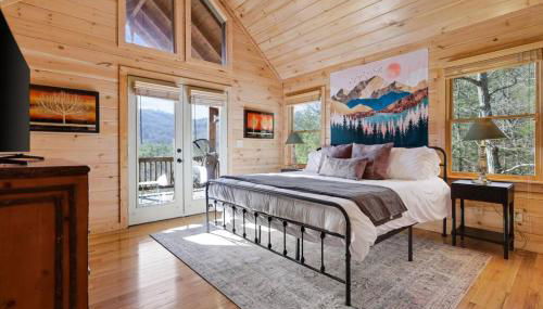 The Remedy at Blue Ridge - mountain view cabin with hot tub and two fire pits - Foto 3