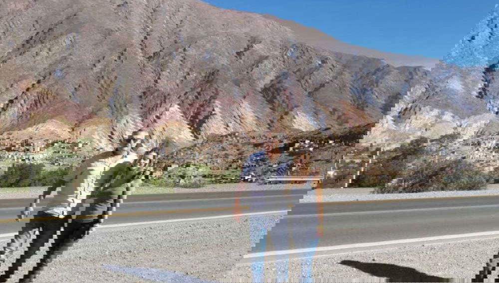 Disfrutando de Humahuaca