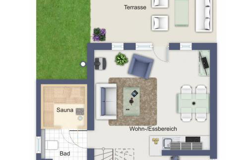 Ferienhaus an der alten Gärtnerei - Rosmarin - Foto 15