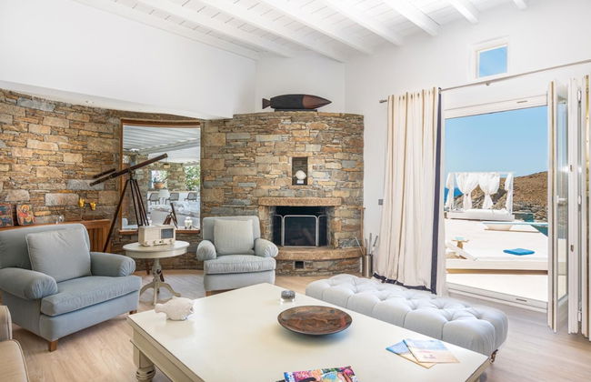 Inviting 8-bed Villa in Ermoupoli - Villa Blueros - Foto 10