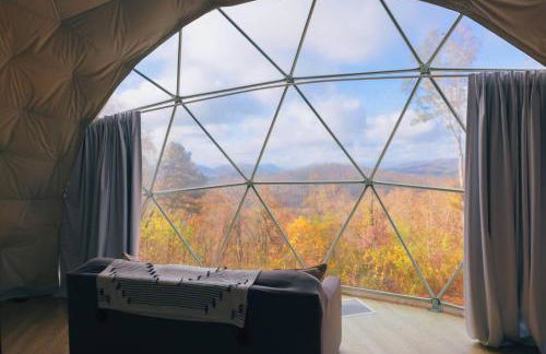 Asheville Luxury Glamping Dome - Mountain Views, and Hot Tub! - Foto 30
