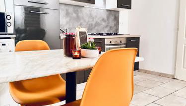 T2 au rez de chaussée dans propriété privée, au bord de l'eau à 15 minutes de Nancy - Foto 3, stove