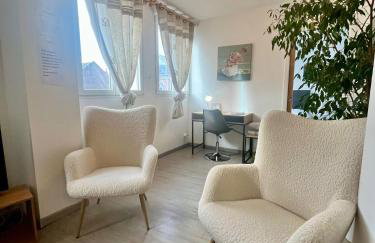 gîte 65 m2 200 m gare t-g-v et fac 400 m centre-ville grand parking 250 places gratuit face au logement - Foto 5