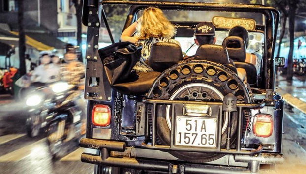 Saigón en Jeep: Recorrido gastronómico y por la ciudad - Tour privado nocturno - Foto 2