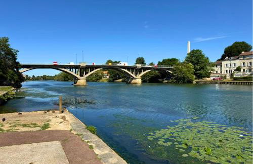 Le Cosy Lagny - Appartement Cosy avec balcon vue sur Marne - Foto 20