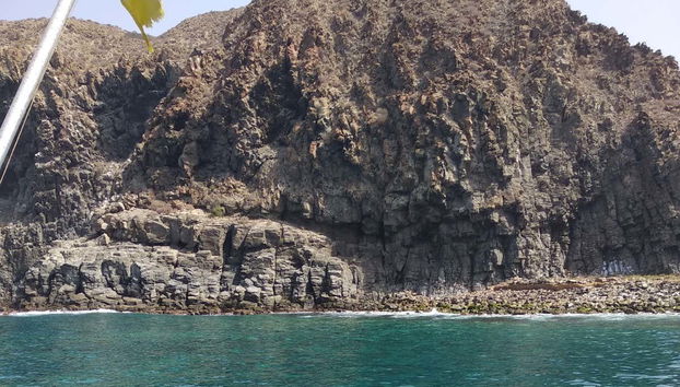 Cliffs along Tenerife's southern coastline
