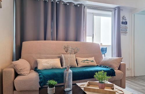 Les Petits Becs , joli T2 Vue mer, Wifi, Parking - Foto 4