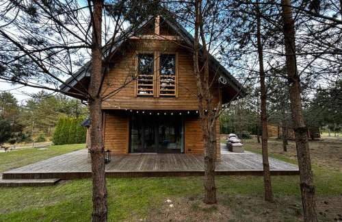 Bór i Woda - klimatyczny, drewniany dom w sercu jezior i lasów - Foto 43