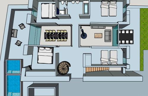 La Grange Emnitan - Maison de ville moderne pour 12p Fêtes interdites - Foto 35