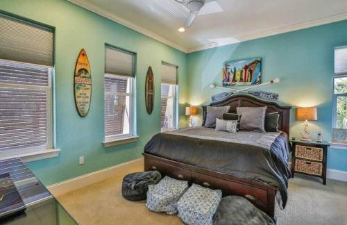 5 BR Villa Private Pool Jacuzzi Golf Cart 3 min to Beach - Foto 6