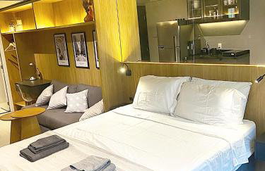 Consolacao GREY BOX - Studio de Luxo no Centro - Ar Condicionado - Cama Queen - Maquina de Lavar - Prox Metrô- Cozinha Completa - Wifi 500mbps - 7 andar - Foto 25