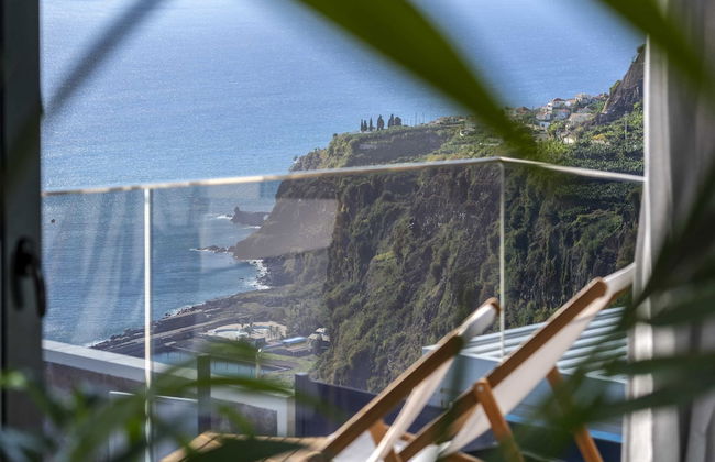 With Pool and Superb sea View - Villa Candelária - Foto 36