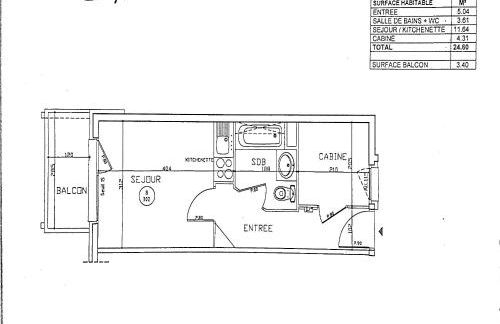 Résidence Valmonts A, Les Ménuires, appartement 2 pièces - Foto 11