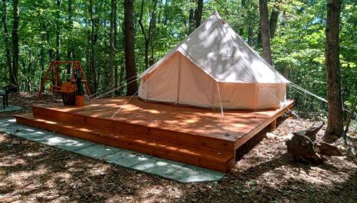 Remote Equipped Bell Tent Surrounded by Nature with Great Hiking Trails in Virginia - Foto 2