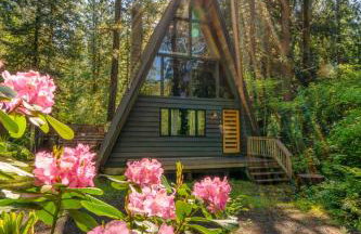 Modern A-Frame Cabin in the Woods - Foto 11