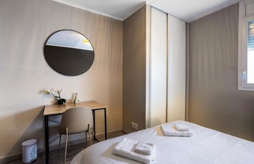 2 bright bedrooms, terrace & parking, near Geneva - Foto 9