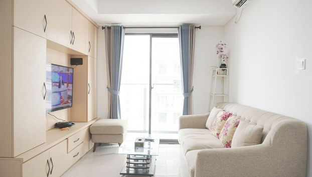 Restful And Modern 3Br At Daan Mogot City Apartment - Foto 5, Zona de estar