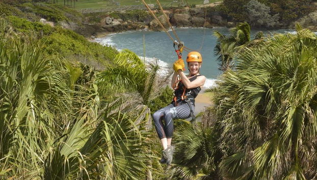 Circuito de tirolinas en Coconut Cove