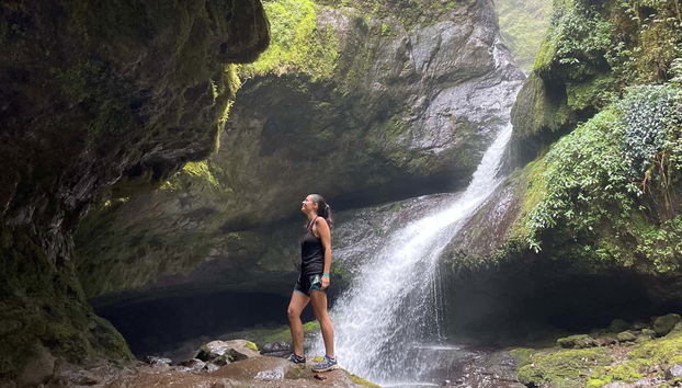 Desfrutando do tour pela Cueva del Esplendor