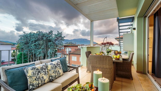 Serenity Vista Penthouse with Terrace in the City - Foto 4, Habitación