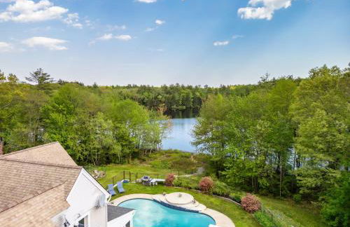 Maine Pondfront Home Sleeps 22 - Pool & Hot Tub - Photo 1