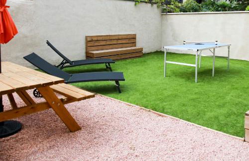 MAISON LE GRATTE CIEL - séminaire ou famille, salle de réunion, 8 chambres Clim, Jardin & Salle de sport - Foto 47