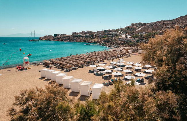 Super Paradise Beach Mykonos Seaside Sunbed (5a, 6a y 7a fila) - Foto 3