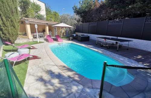 Villa Jasmin, bas de villa, à 10 min de Cannes, piscine privée - Foto 2