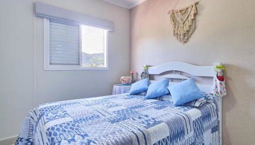 2 Quartos com ar, piscina, sacada Gourmet a 1 km da praia Grande - Foto 3