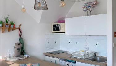 Le Bulot Bleu *Terrasse couverte *Parking *2 vélos - Foto 3, stove, minibar