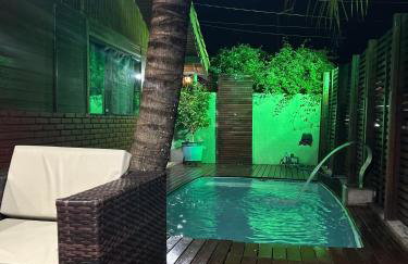 Chalé com PISCINA Privativa, com 2 QUARTOS, ESTACIONAMENTO em Condomínio com PORTARIA 24h, Sauna, Quadras, 3 PISCINAS no condomínio, Pesca e Parquinho Infantil - SmarTV na sala de estar, TV na área CHURRASQUEIRA, Wi-Fi e Cozinha Completa - Foto 18