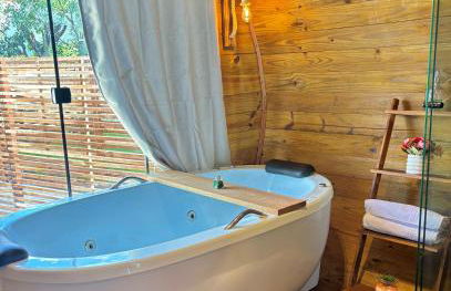 Cabana barril charmosa com hidro - Foto 8