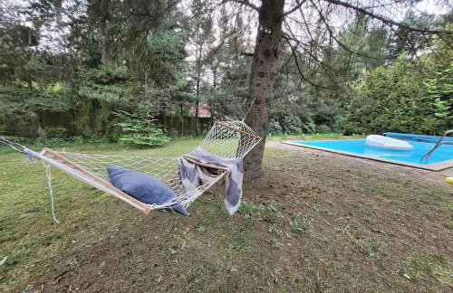 Leśny dom z basenem w okolicy Zegrza - Foto 32