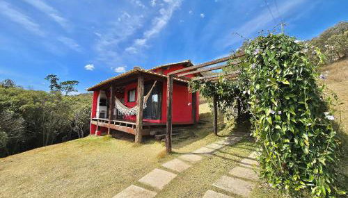 Chalés Vila Real - Tranquilidade na Serra de Carrancas - Piscina com uma vista espetacular do Pôr do Sol - Foto 5