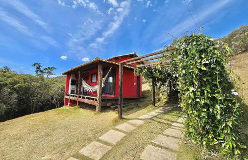 Chalés Vila Real - Tranquilidade na Serra de Carrancas - Piscina com uma vista espetacular do Pôr do Sol - Foto 6