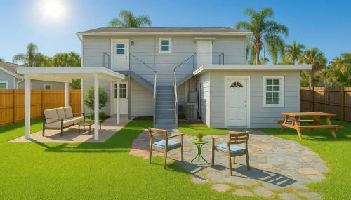 Golden Twilight 1 bed Pet-friendly, Large backyard - Photo 3, Garden